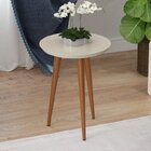 Mesa Lateral Luna 440  Off White