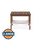 Mesa Lateral Madeira Maciça Com Espaço Pet Jardim Gurupi Cabe