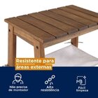 Mesa Lateral Madeira Maciça Com Espaço Pet Jardim Gurupi Cabe