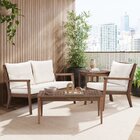 Mesa Lateral Madeira Maciça Riade Stain Castanho