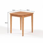 Mesa Lateral Madeira Maciça Riade Stain Jatobá