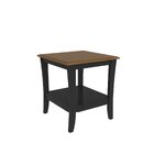 Mesa Lateral Madeira Maciça Simplicidade Artemobili Mel/preto