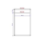 Mesa Lateral Madeirada Noce E Tubos Ouro Velho