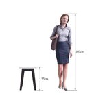 Mesa Lateral Moby Artemobili Branco/nogueira