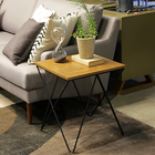 Mesa Lateral Moema Quadrada Preto