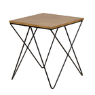 Mesa Lateral Moema Quadrada Preto