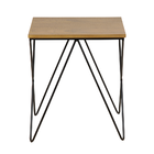 Mesa Lateral Moema Quadrada Preto