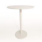 Mesa Lateral Monopé De Laca 30 Cm - Off White
