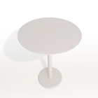 Mesa Lateral Monopé De Laca 40 Cm - Off-white