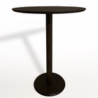 Mesa Lateral Monopé De Madeira 30 Cm - Tabaco