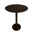 Mesa Lateral Monopé De Madeira 30 Cm - Tabaco