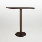 Mesa Lateral Monopé Design Orgânico 50x64cm - Castanho