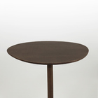 Mesa Lateral Monopé Design Orgânico 50x64cm - Castanho