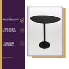 Mesa Lateral Monopé Design Orgânico 50x64cm - Preta