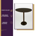 Mesa Lateral Monopé Design Orgânico 50x64cm - Tabaco