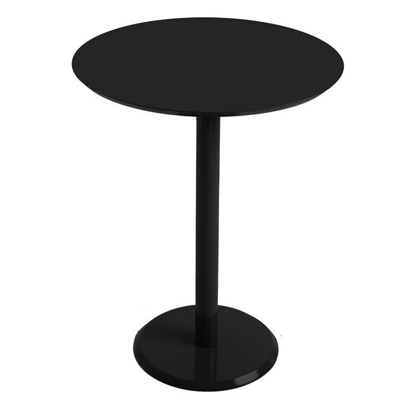 Mesa Lateral Monopé Em Laca 50 Cm Árvore De Minas - Preto