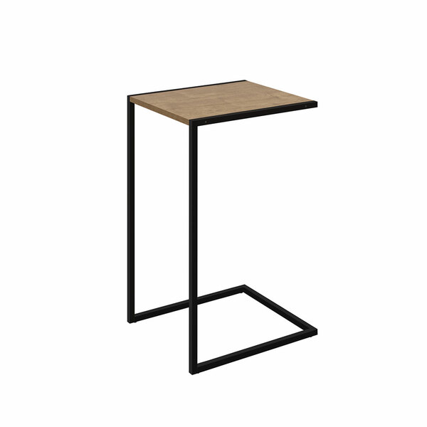 Mesa Lateral Multiuso Estilo Industrial Vermont Base Metálica