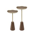 Mesa Lateral Nordic Alta Nogueira