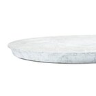 Mesa Lateral Norina - Média, Tampo Redondo Imerso E Base Aço