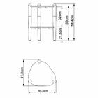Mesa Lateral Organica Pe Madeira 28013 Artesano