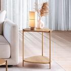 Mesa Lateral Organica Pe Metal Dou 28016 Artesano