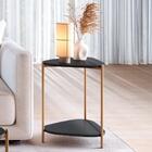 Mesa Lateral Organica Pe Metal Dou 28016 Artesano