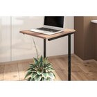 Mesa Lateral Para Lap Top Industrial Fabone Móveis Preto/demo