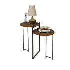 Mesa Lateral Para Sala E Quarto Orquídea - Imbuia - Marrom