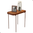 Mesa Lateral Para Sala Paris Nature Cobre