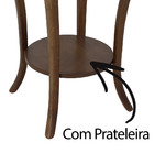 Mesa Lateral Para Sala Pequena De Madeira Pés Luiz Xv Ellen