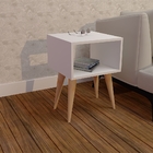 Mesa Lateral Para Seu Espaço Dublin Branco - Moveise