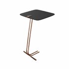 Mesa Lateral Para Sofá Com Base Em Metal Preto