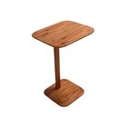 Mesa Lateral Para Sofá De Madeira Maciça E Verniz Dália Livin