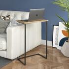 Mesa Lateral Para Sofá Preto Madeira