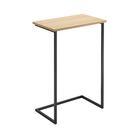 Mesa Lateral Para Sofá Preto Madeira