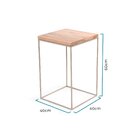 Mesa Lateral Paralelo Linee Terracota