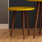 Mesa Lateral Patrimar Legs Amarela