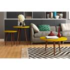 Mesa Lateral Patrimar Legs Amarela