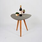 Mesa Lateral Pé Palito Laca Orgânico Libano 60x70 Fendi