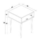 Mesa Lateral Porte Urbano Branco