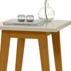 Mesa Lateral Prism Off White – Patrimar Móveis