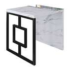 Mesa Lateral Quadrada Jurerê Calacatta