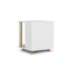 Mesa Lateral Quadrada Pet Persa Branca