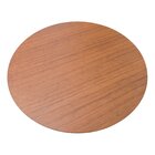 Mesa Lateral Raiada Ø45x56cm Preto/amêndoa