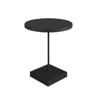 Mesa Lateral Redonda 45cm Nero/preto