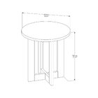 Mesa Lateral Redonda 8002 Jb Bechara Nature