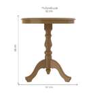 Mesa Lateral Redonda Aconchego Mel