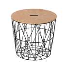 Mesa Lateral Redonda Asteca Avelã