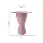 Mesa Lateral Redonda Bery Calla Rose