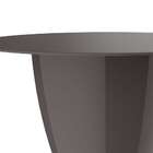 Mesa Lateral Redonda Bery Cinza Mushroom